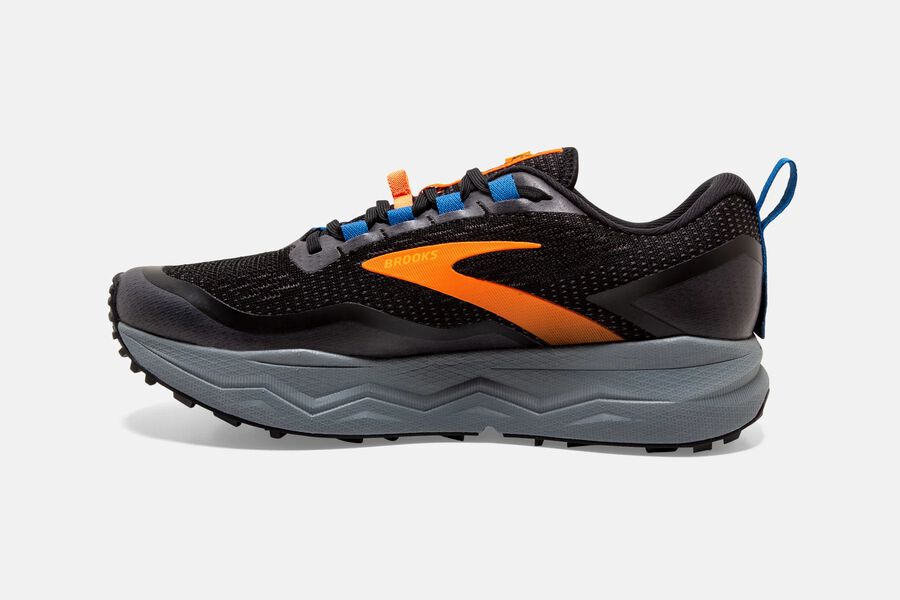 Brooks Caldera 5 Trail Loopschoenen Heren - Zwart/Oranje - 782153GOB